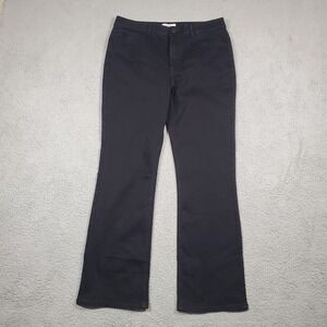 Wrangler High Rise Bootcut Jeans Womens Size 16 Black 35" x 32" Stretch Western
